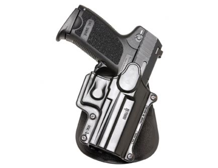 Fobus Standard Right Hand HK USP Compact 9/40/45 Holster, Paddle Mount, Smooth Black - HK1