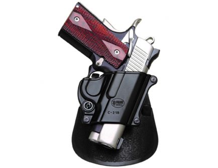 Fobus Compact Right Hand 1911 Style Holster, Smooth Black - C21B