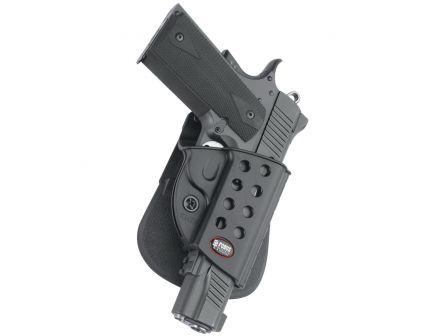 Fobus Evolution Right Hand 1911 Style Holster, Paddle Mount, Smooth Black - R1911