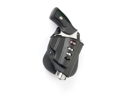 Fobus Evolution Right Hand Ruger SP101 Holster, Paddle Mount, Smooth Black - RU101