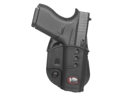 Fobus Evolution Right Hand Glock 42 Holster, Smooth Black - GL42ND
