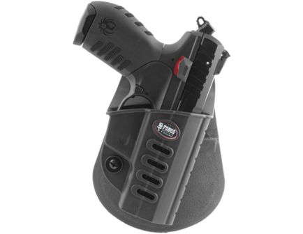 Fobus Evolution Right Hand Ruger Holster, Paddle/Belt Clip Mount, Smooth Black - SR22