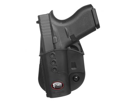 Fobus Evolution Left Hand Glock 42/43 Holster, Smooth Black - GL42NDLH
