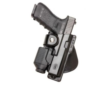 Fobus Tactical Right Hand Glock 17/22/31 Holster, Belt Clip Mount, Smooth Black - GLT17
