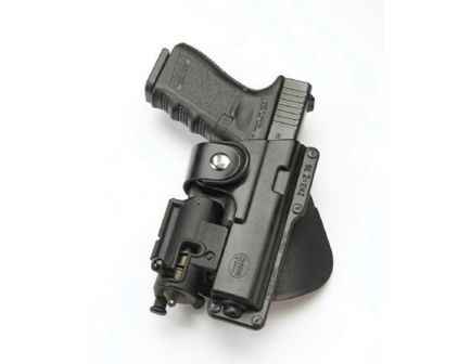 Fobus Tactical Right Hand Glock 19/23/32 Holster, Roto Paddle Mount, Smooth Black - GLT19RP