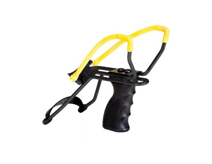 Daisy Outdoor Products Slingshot w/ Pistol Grip, Black/Yellow - P51