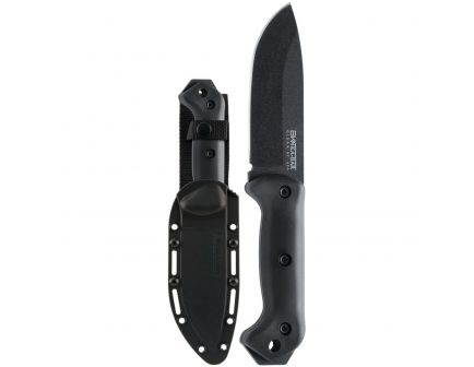 KA-BAR Becker Campanion Drop Point Fixed Blade Knife, 5.25", Black - BK2