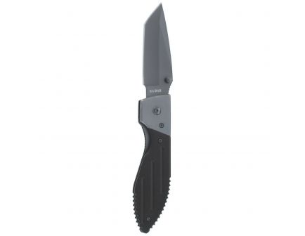 KA-BAR Warthog Tanto Folder Knife, 3", Black - 3074