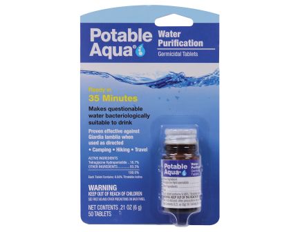 Potable Aqua Water Purification Tablets
