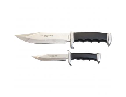 CampCo Humvee Bowie 2-Piece Knife Combo Set, Black - HMVBC02BK