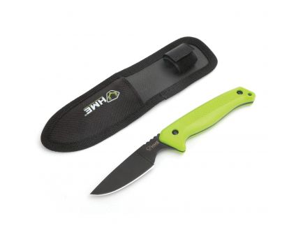 HME Fixed Blade Caping Knife, 2.5", Green - KN-FBCK
