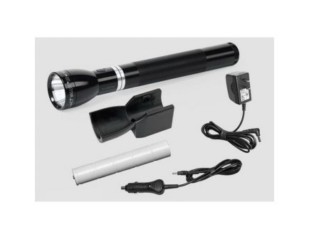Maglite Mag Charger 643 lm LED Rechargeable Water-Resistant Flashlight System, Black - RL1019