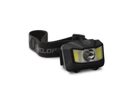 Cyclops 250 lm Cree XPG LED Conductive Touch Headlamp, Black - CYC-HL250