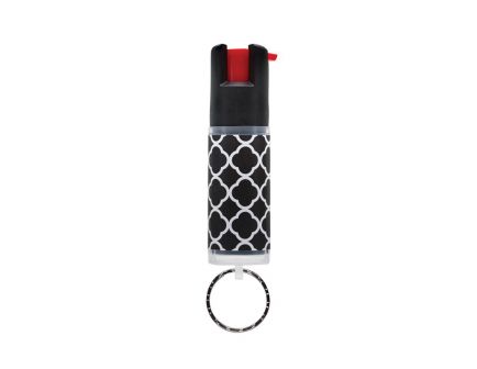 Sabre Designer Label Pepper Spray w/ Key Ring, 0.54 oz - KR-DL-200-02