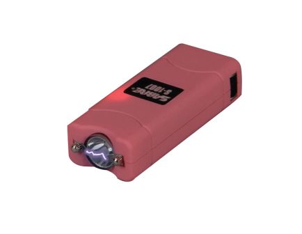 Sabre 3.8 MV Portable Short Stun Gun w/ LED Flashlight, Pink - S1007PK