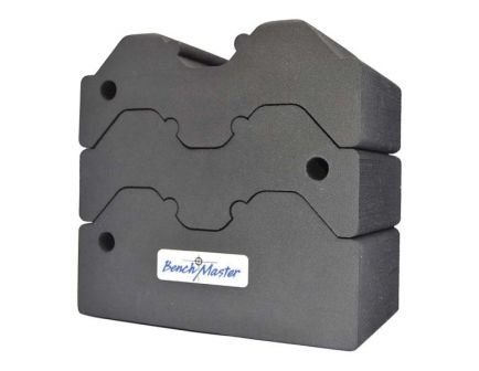 Benchmaster Rubber Cradle Adjustable 3-Piece Bench Block - BMWRABB3