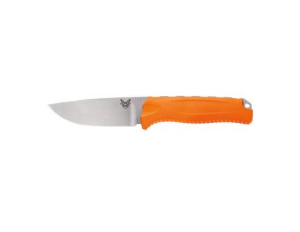 Benchmade Steep Country 3.5" Fixed Blade Knife With Orange Handle - 15008-ORG