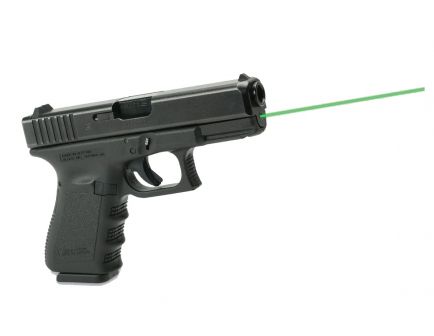 LaserMax Green Guide Rod Laser for Glock 19, 23, 32, 38 Gen 1-3 Pistols, Black - LMS-1131G