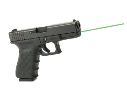 LaserMax Green Guide Rod Laser for Glock 19 Gen 4 Pistols, Black - LMS-G4-19G