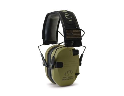 Walkers Razor Slim Patriot Series Electronic Ear Muff, OD Green