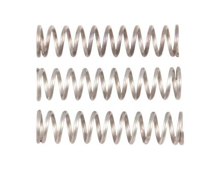 Brownells Rear Sight Elevation Knob Spring, Silver Pack of 3