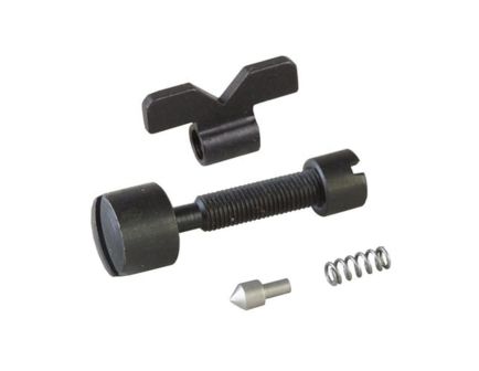 Brownells 0.12" V-Notch Rear Sight Kit Fits Smith & Wesson J-Frame, Black