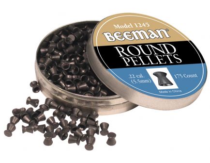 Beeman .22 Round Pellet, 175/pack - 1245
