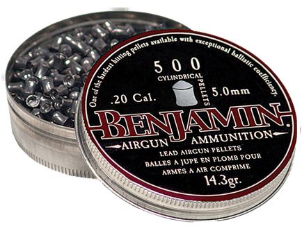Benjamin Sheridan .20 14.3 gr Cylinder Pellet, 500/pack - P50