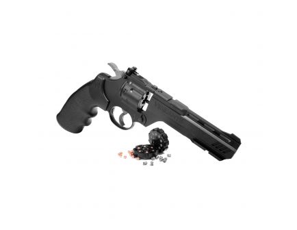 Crosman Vigilante .177 Pellet/BB Revolver, Blk - CCP8B2