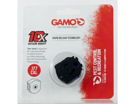 Gamo Outdoor 10 Round .177 Pellet Swarm Quick-Shot 10X Magazine, Black - 621258554