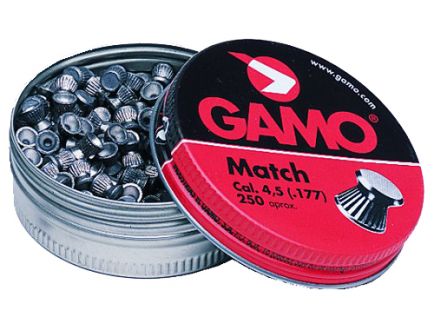 Gamo Outdoor Match .177 7.5 gr Flat Nose Pellet, 250/pack - 632002454