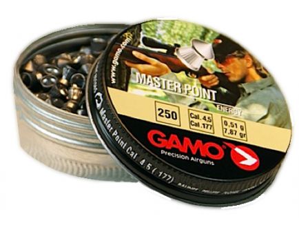 Gamo Outdoor Master Point .177 7.6 gr Pointed Tip Pellet, 250/pack - 632063454