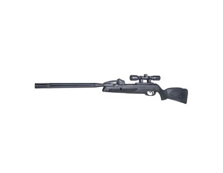 Gamo Outdoor Swarm Whisper .22 Break Open Air Rifle w/ 4x32mm Scope, Black - 611006875554