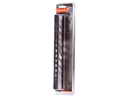 Firefield Verge M-LOK 12" Aluminum Picatinny Rail, Hardcoat Anodized Matte Black - FF34066