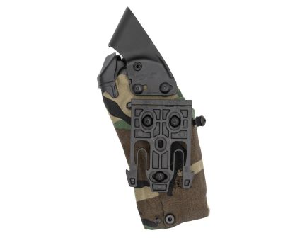 Safariland 6354RDS ALS Surefire X300U Thigh Holster RH Thermoplastic Alloy M81 Woodland - Tactical and Secure - 6354RDS-1582-C991-MS19
