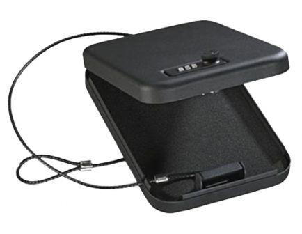 Gun Vault Portable Combination Gun Safe, Black - PC95C