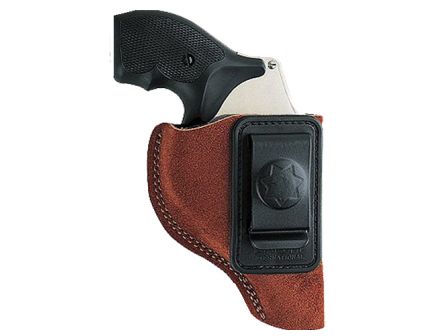Bianchi Model 6 Right Hand 2" to 3" Colt Ruger Ultra Lightweight Inside-The-Waistband Holster, Rust Suede Tan - 10376