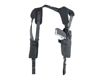 Uncle Mike's Pro Pak Size 5 Right Hand 4.5" to 5" Large Autos Vertical Shoulder Holster, Textured Black - 75051