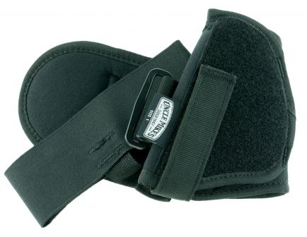 Uncle Mike's Size 1 Right Hand 3" to 4" .32 to .380 Medium Autos Ankle Holster, Textured Black - 88211