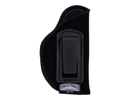 Uncle Mike's Size 10 Right Hand .22 to .25 Small Autos Inside-The-Pant Open Style Holster, Textured Black - 89101
