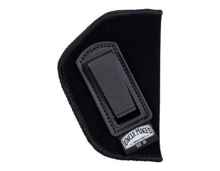 Uncle Mike's Size 36 Right Hand 2" Small Frame Autos Inside-The-Pant Open Style Holster, Textured Black - 89361