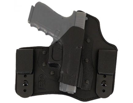 DeSantis Gunhide Intruder Right Hand S&W M&P Compact 9mm/.40 3.5" Inside-The-Waistband Concealment Holster, Smooth Black - 105KAM9Z0