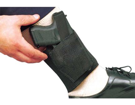 DeSantis Gunhide Apache Ankle Rig Right Hand Diamondback DB380 Holster, Smooth Black - 062BAI5Z0