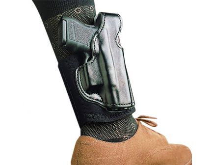 DeSantis Gunhide Die Hard Ankle Rig Right Hand S&W Bodyguard .380 Concealment Holster, Smooth Black - 014PCU7Z0