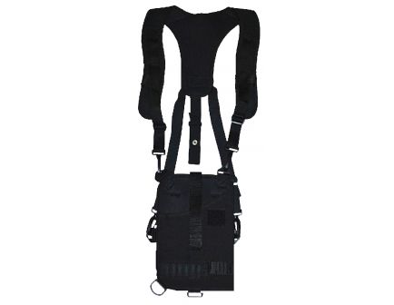 GrovTec Trail Pack Ambidextrous Hand Medium and Large Autos Shoulder Holster, Smooth Black - GTHL14902R