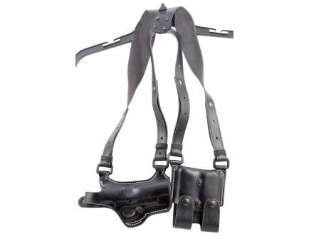 El Paso Saddlery Spyder Right Hand SIG 220/226 Horizontal Complete Rig Shoulder Holster System, Black - SPC220RB