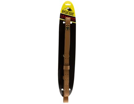 Butler Creek Military Sling and Carry Strap, 44" x 1", Plain Brown - 26112