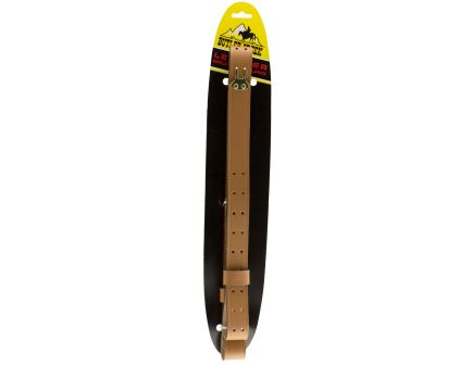 Butler Creek Military Sling and Carry Strap, 44" x 1.25", Plain Brown - 26113