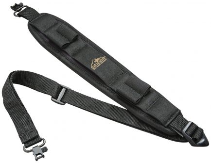 Butler Creek Comfort Stretch Adjustable Alaskan Magnum Sling w/ Swivels, Black - 81033