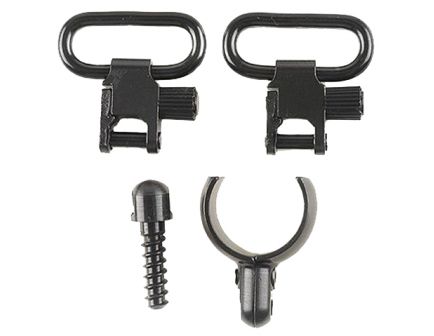 Uncle Mike's 1" Quick Detach Magnum Band Single and Over Under Swivel for Most 12s, Black - 15912